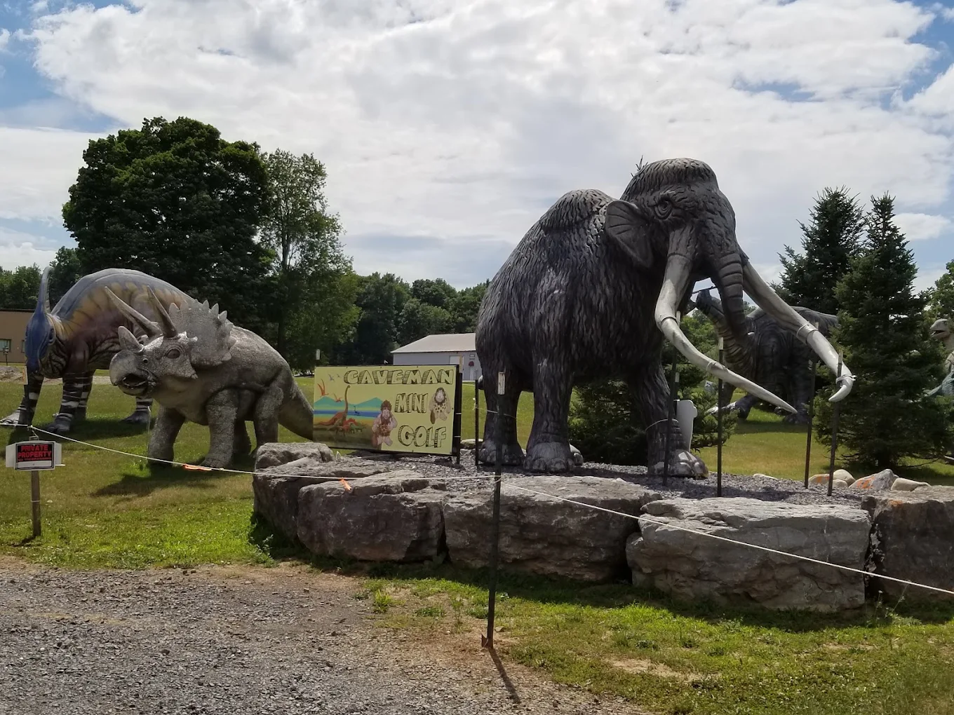 Prehistoric welcome